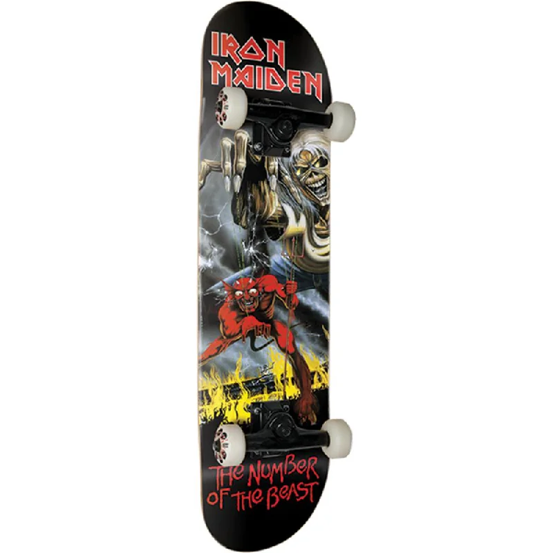 Complete Skateboard for Beginners and Experts-Zero Iron Maiden The Number Of The Beast 8.0" Skateboard