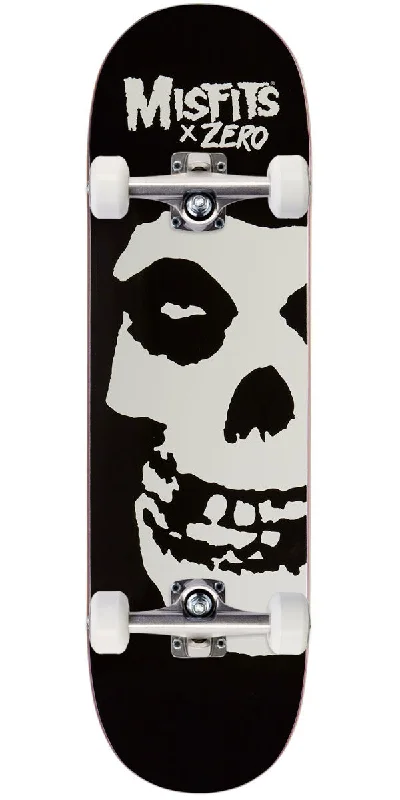 Durable Skateboard with Heavy-Duty Deck-Zero x Misfits Big Fiend Skateboard Complete - Black/White - 9.00"