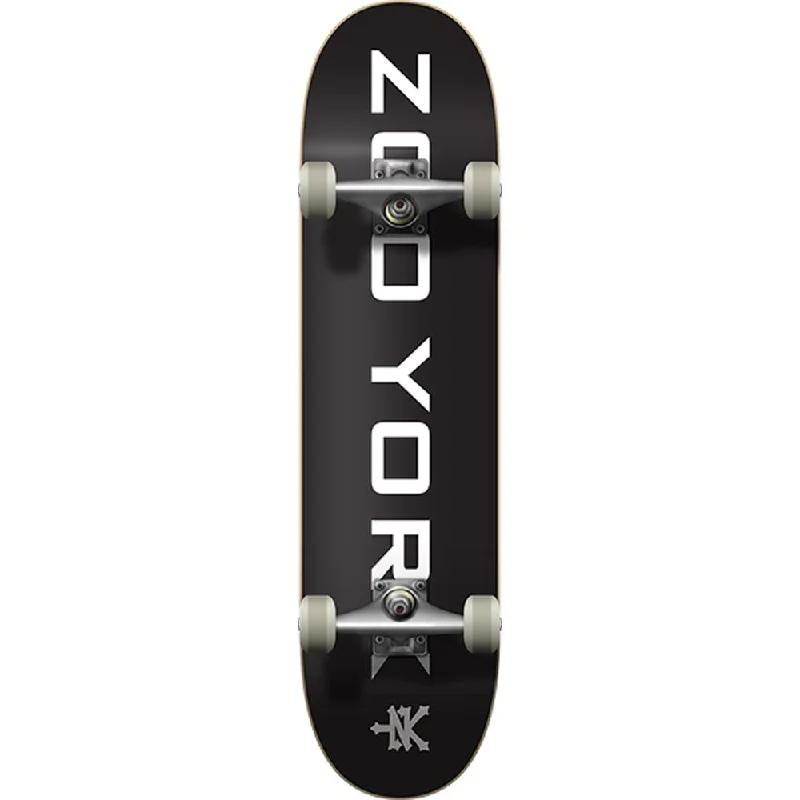 Performance Skateboard for Serious Stunt Riders-Zoo York OG 95 Logo Block Black/White 7.75" Skateboard