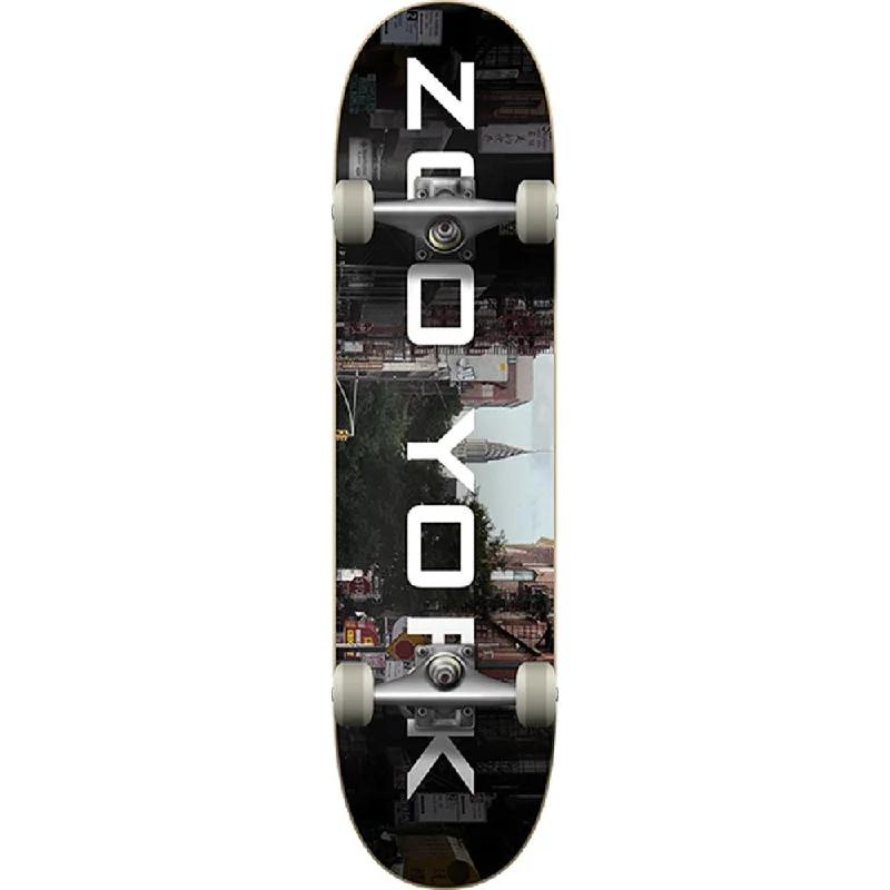 Pro-Level Skateboard for Serious Skaters-Zoo York OG 95 Logo Block Chrysler 8.0" Skateboard