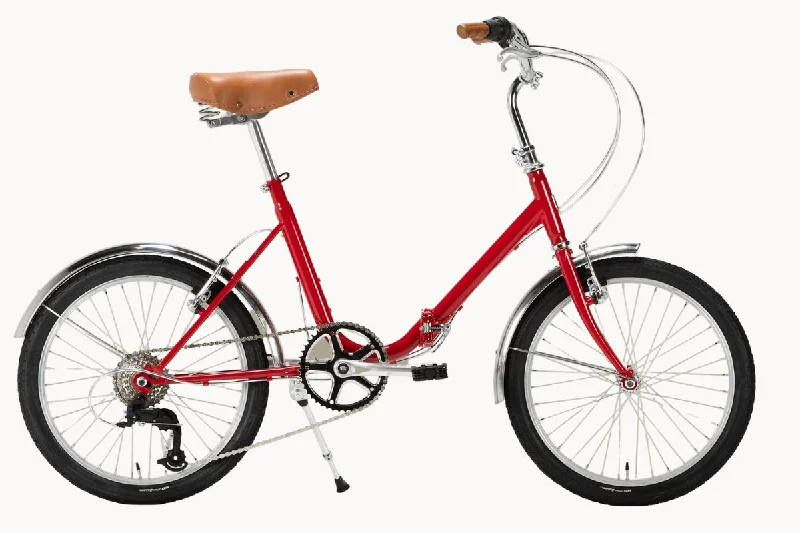 Folding bicycle Capri VITA Dark Apple Red 6V