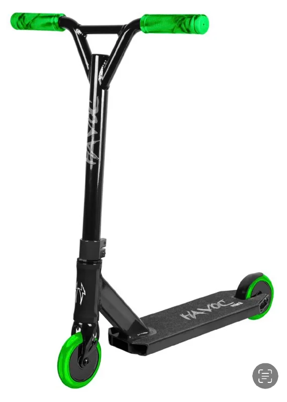 Lightweight Aluminum Scooter for Easy Handling-Havoc Mini - Black and Green Wholesale 2025